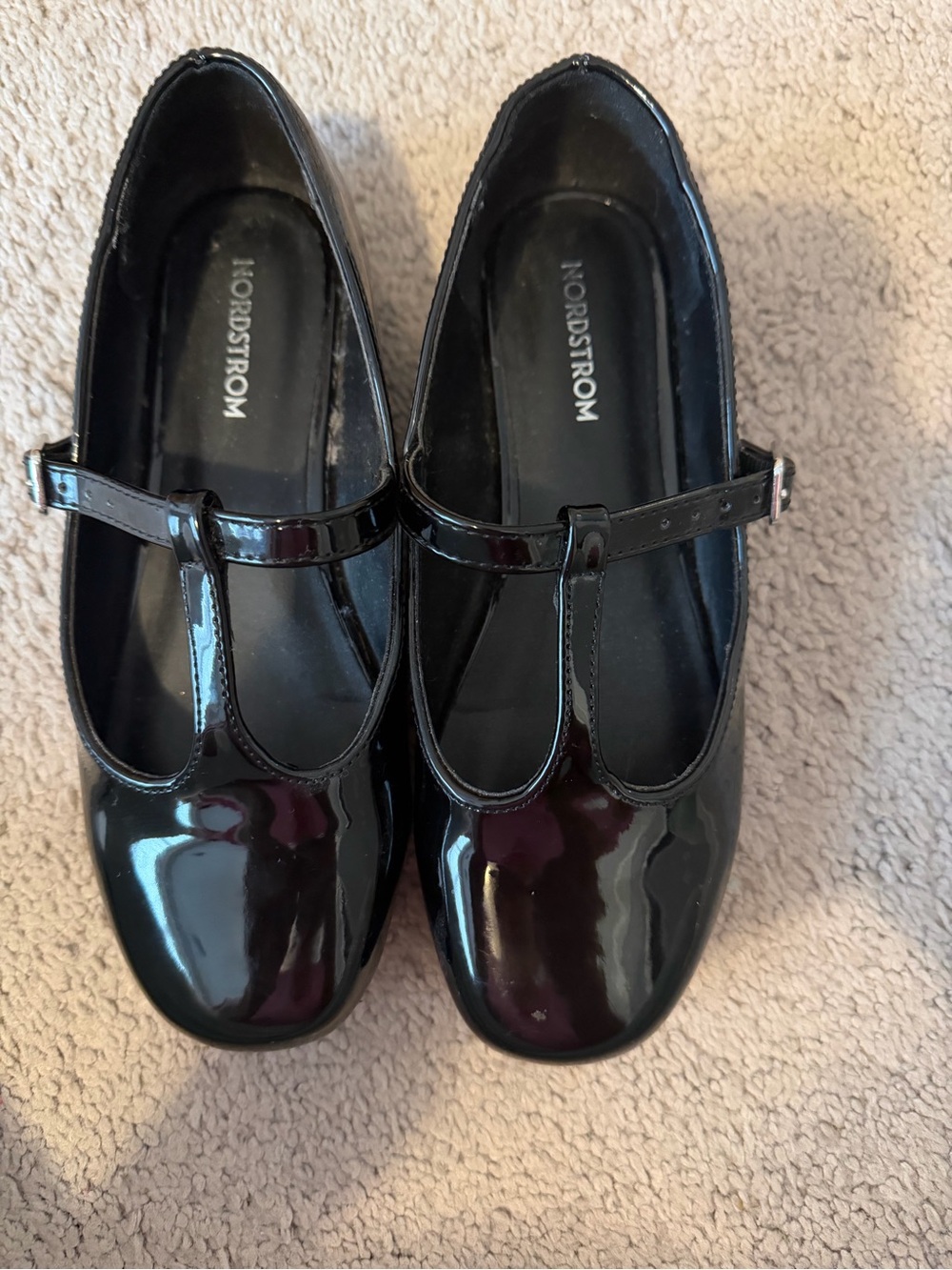 Kids Black Patent Mary Janes
